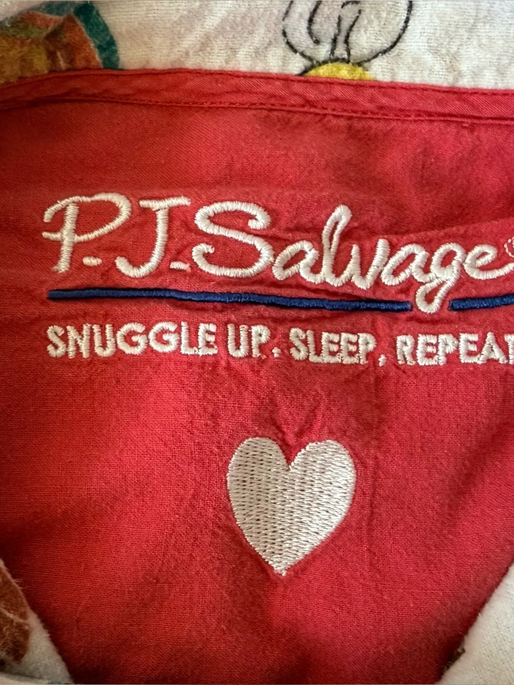 PJ Salvage Brunch Print Cotton Flannel Pajama Set